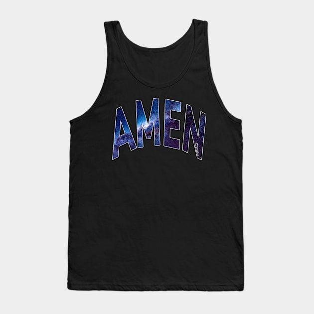 Amen Galaxy Tshirt Tank Top by People of the Spoon